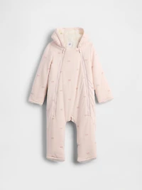 Baby Sherpa-Lined Hooded One-Piece