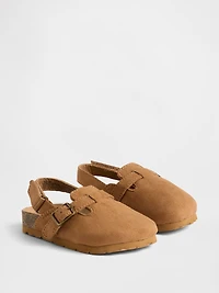 Toddler Vegan Suede Clogs