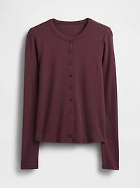 Modern Crewneck Cardigan