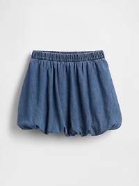Kids Denim Bubble Skirt
