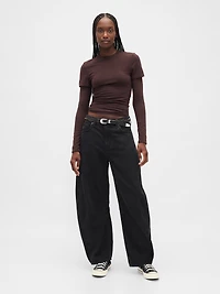 High Rise UltraSoft Horseshoe Jeans