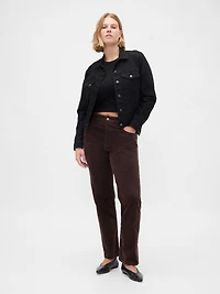 High Rise Corduroy '90s Straight Jeans