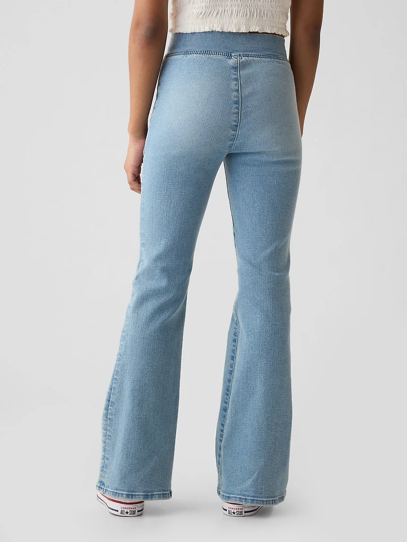 Kids High Rise Flare Jeggings