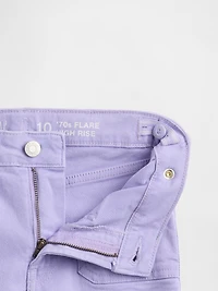 Kids High Rise '70s Flare Jeans