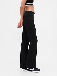 GapFit Smooth Foldover Mini Flare Leggings