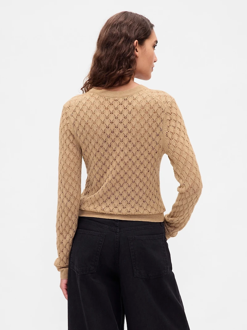 Pointelle Sweater