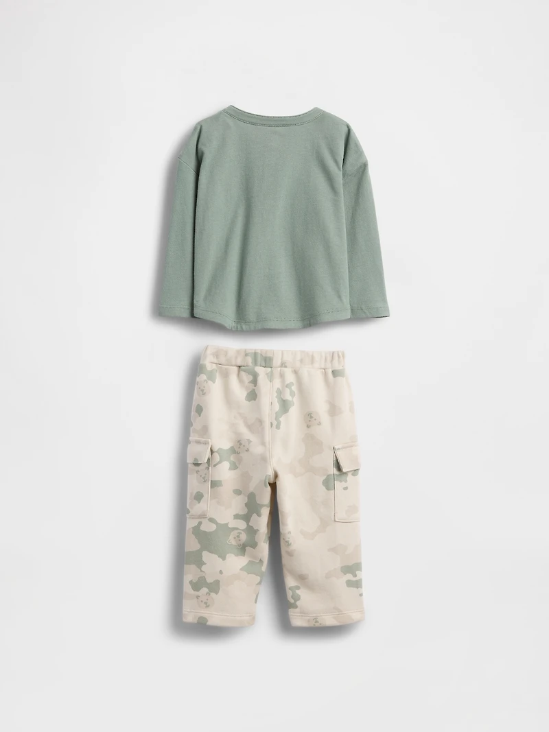 Baby Pocket Henley Outfit Set