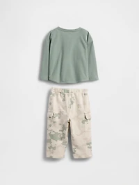 Baby Pocket Henley Outfit Set