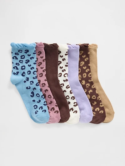 Kids Ruffle Crew Socks