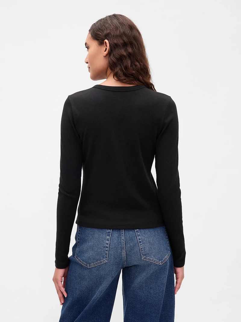 Modern Crewneck Cardigan