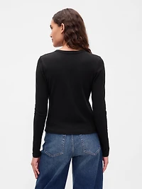 Modern Crewneck Cardigan