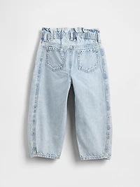 Baby & Toddler Denim Stripe Horseshoe Jeans