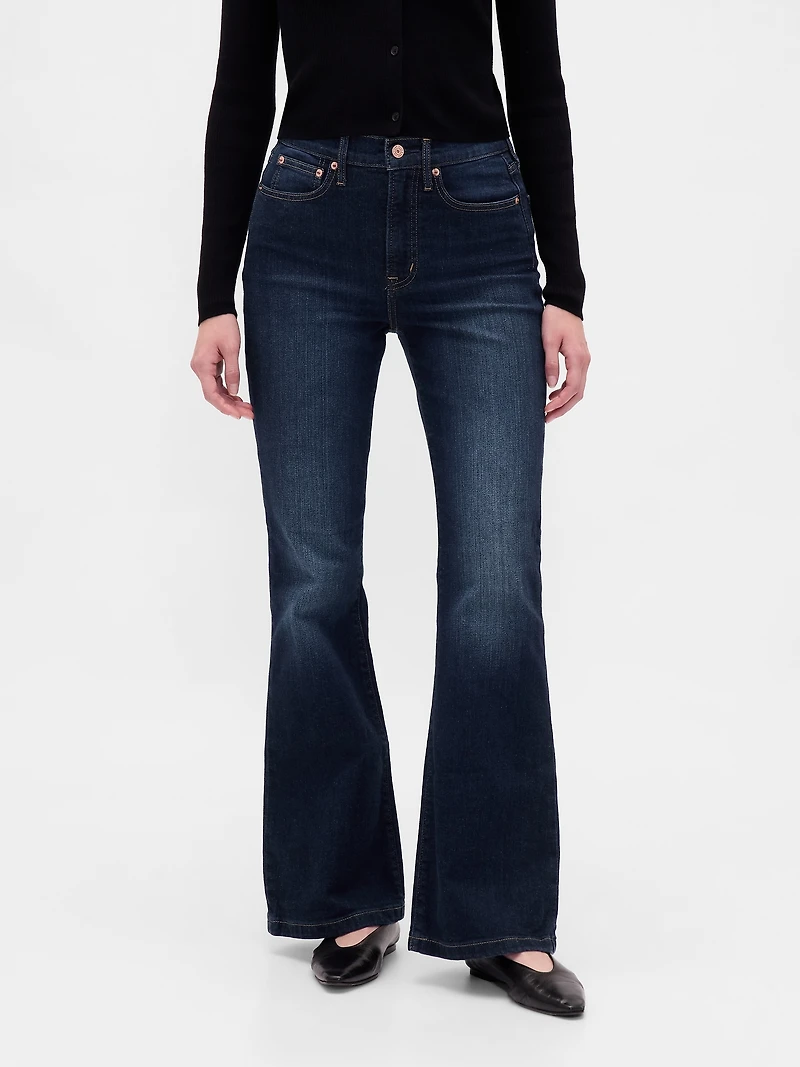 High Rise '70s Flare Jeans