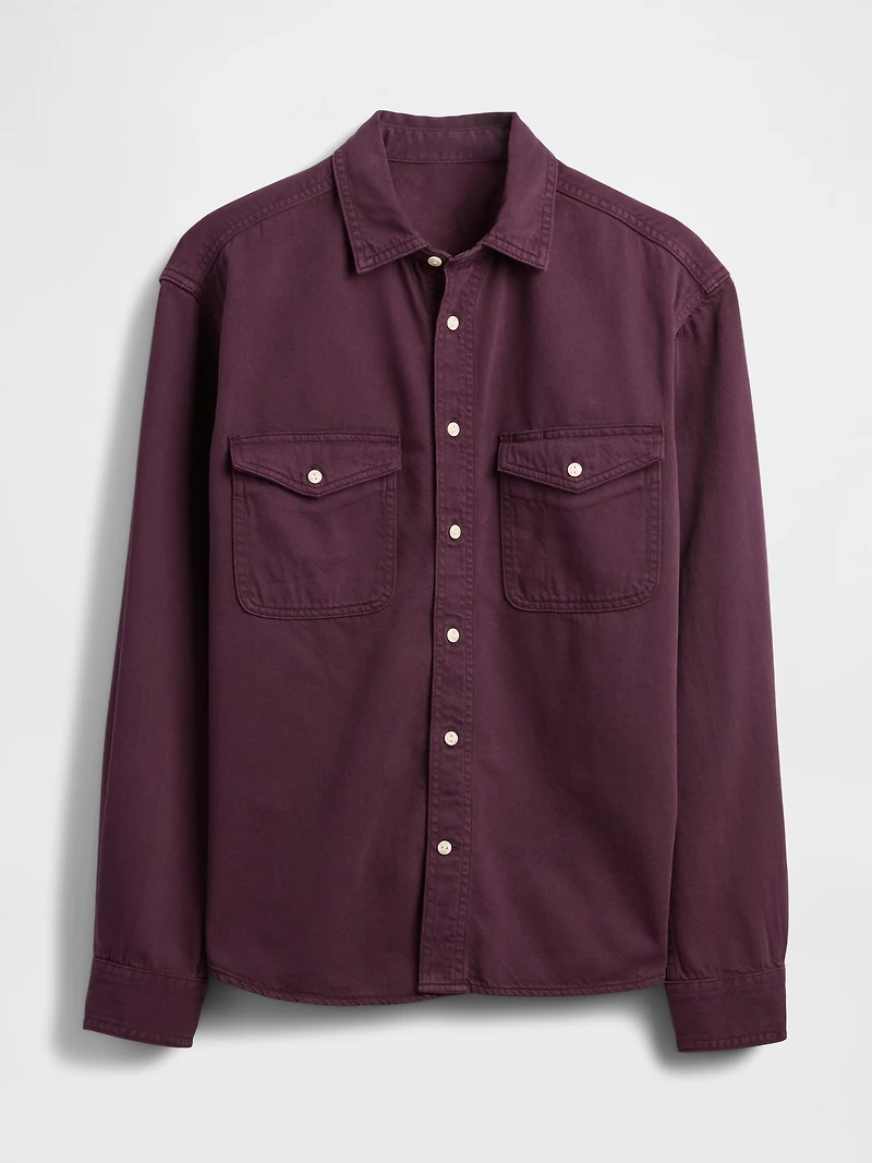 UltraSoft Denim Relaxed Shirt