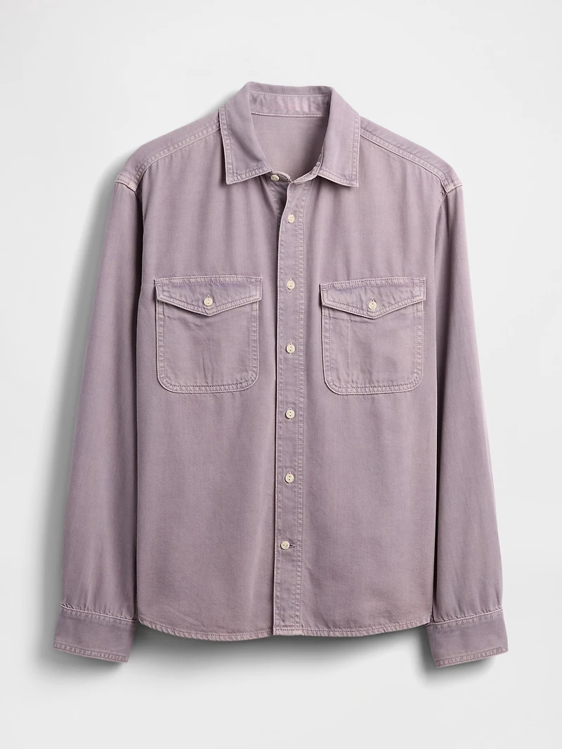 UltraSoft Denim Relaxed Shirt