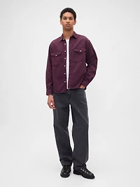 UltraSoft Denim Relaxed Shirt