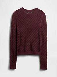 Pointelle Sweater