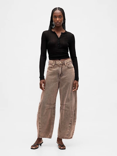 High Rise UltraSoft Horseshoe Jeans