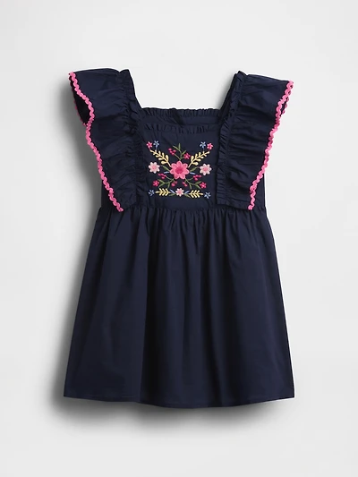 Baby & Toddler Flutter-Sleeve Dress