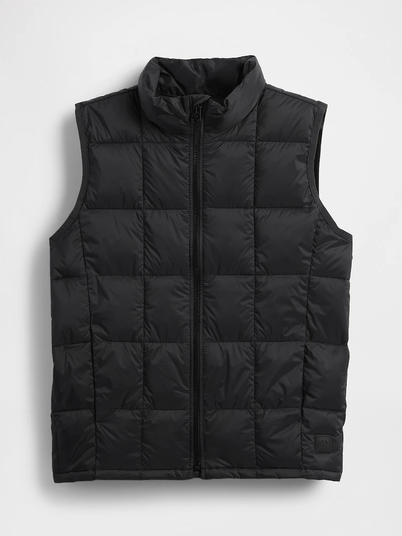 Kids Recycled Lightweight Puffer Vest