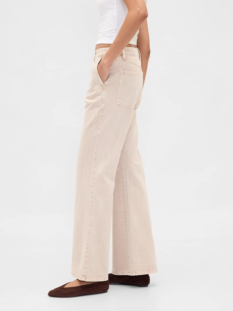 Low Rise Flare Khakis