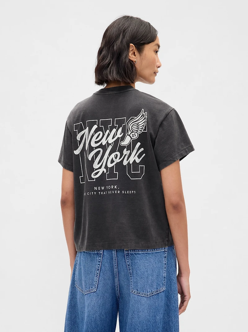 Relaxed NYC Graphic T-Shirt