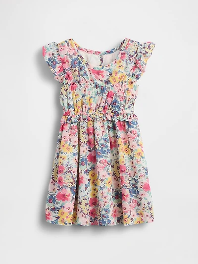 Baby & Toddler Smocked Ruffle Dress
