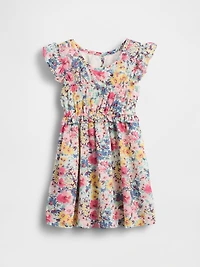 Baby & Toddler Smocked Ruffle Dress