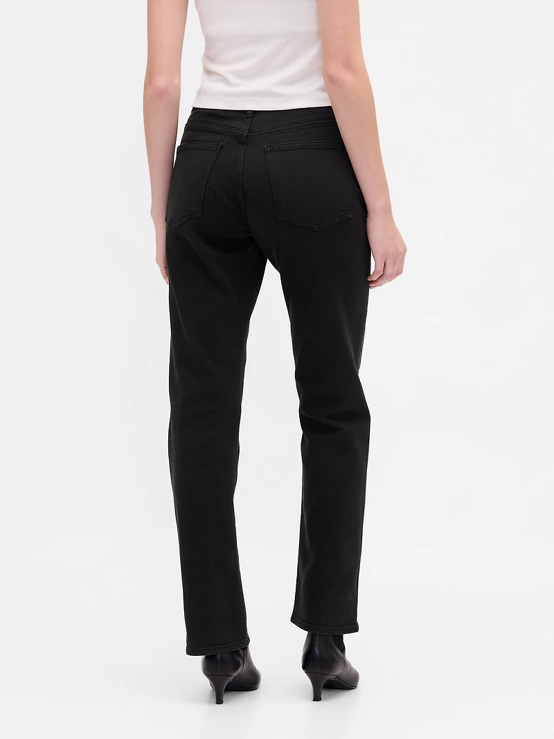 High Rise '90s Straight Jeans