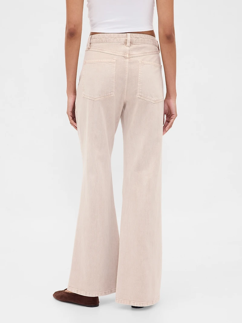 Low Rise Flare Khakis