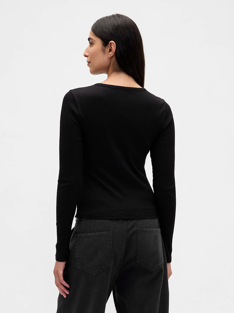 Modern Rib Crop T-Shirt