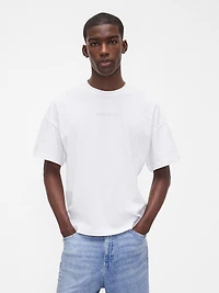 T-shirt à imprimé en coton biologique × BÉIS