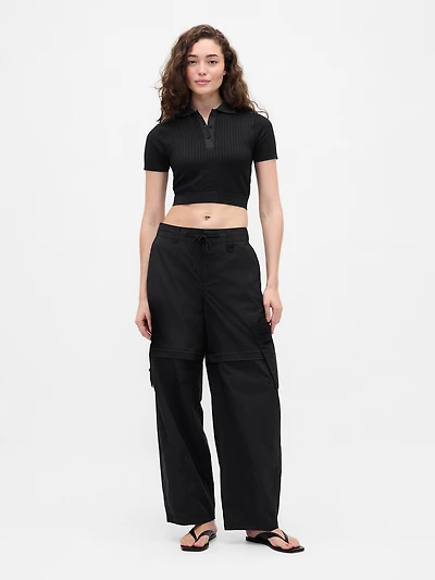 × BÉIS Convertible Cargo Barrel Pants