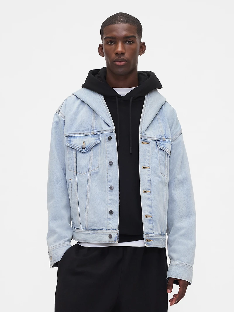 × BÉIS Oversized Denim Jacket