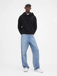 Jean ballon en tricot de denim x BÉIS