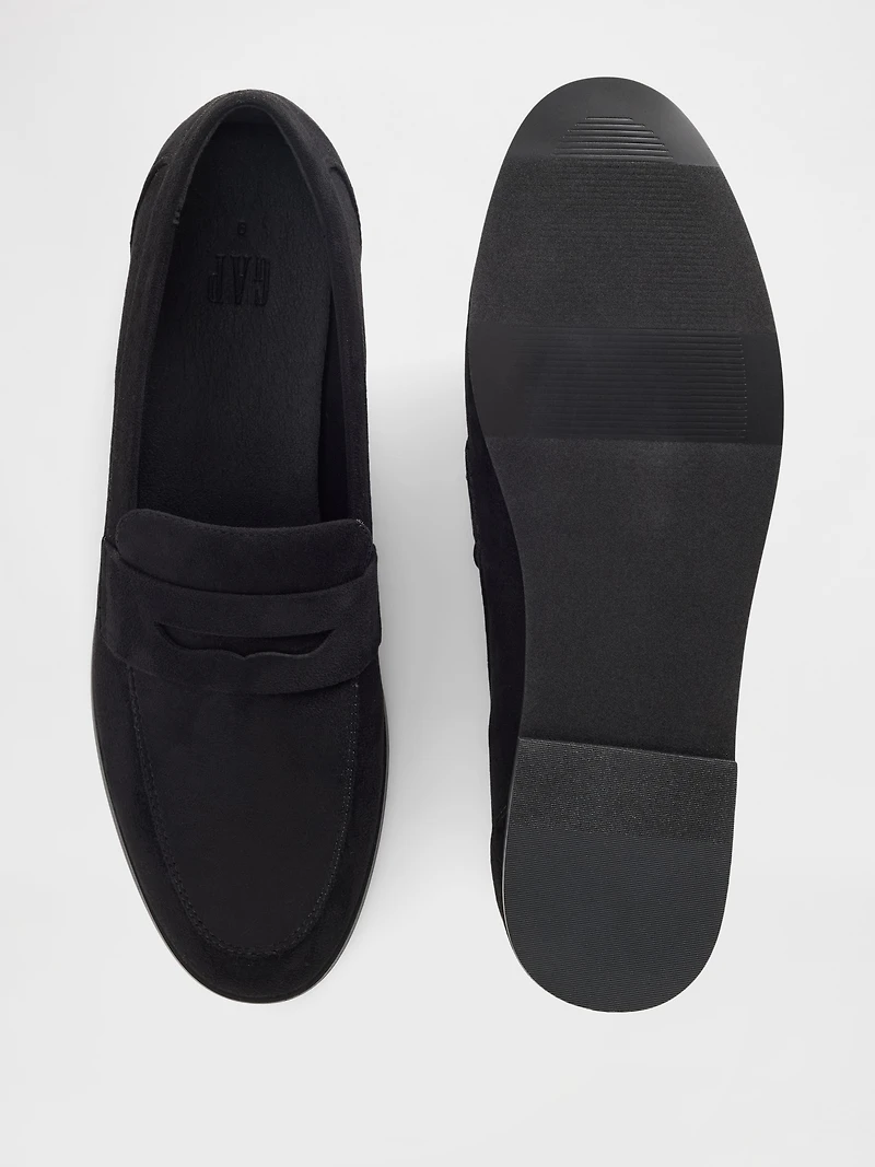 Vegan Suede Loafers