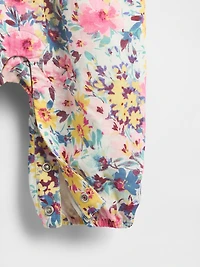 Baby Ruffle-Back Floral One-Piece