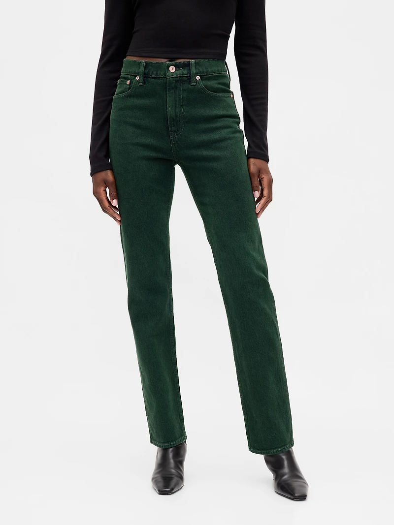 High Rise '90s Straight Jeans