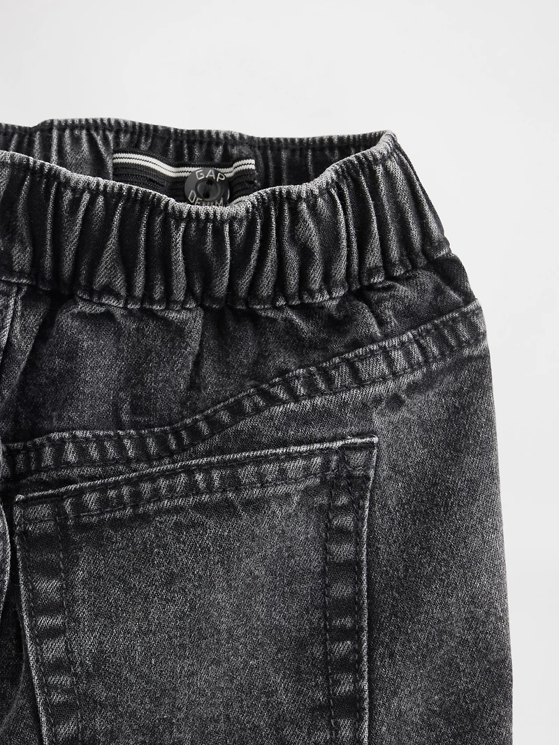 Jean coupe baril à taille élastique pour Bébé et Tout-petit