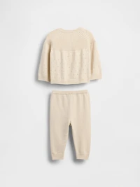 Baby Cardigan Sweater Outfit Set