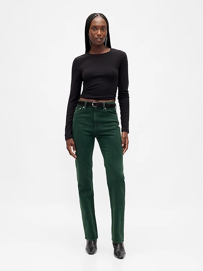 High Rise '90s Straight Jeans