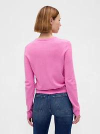 CashSoft Crop Cardigan