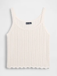 100% Cotton Pointelle Tank Top