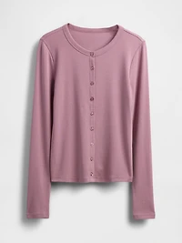 Modern Crewneck Cardigan