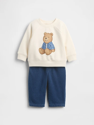 Baby VintageSoft Brannan Bear Sweat Set