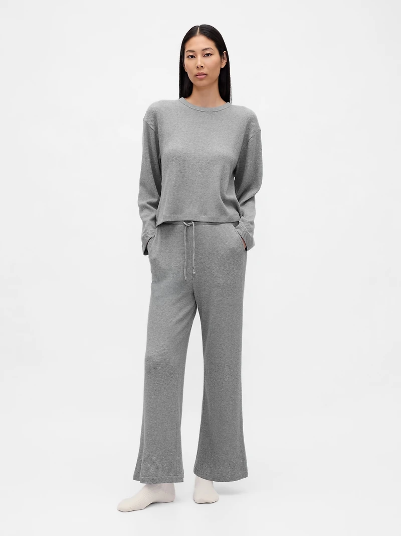 Waffle Crop PJ Top