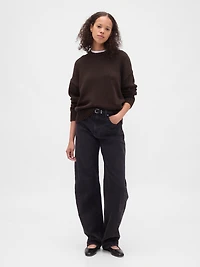 100% Cotton Relaxed Sweater