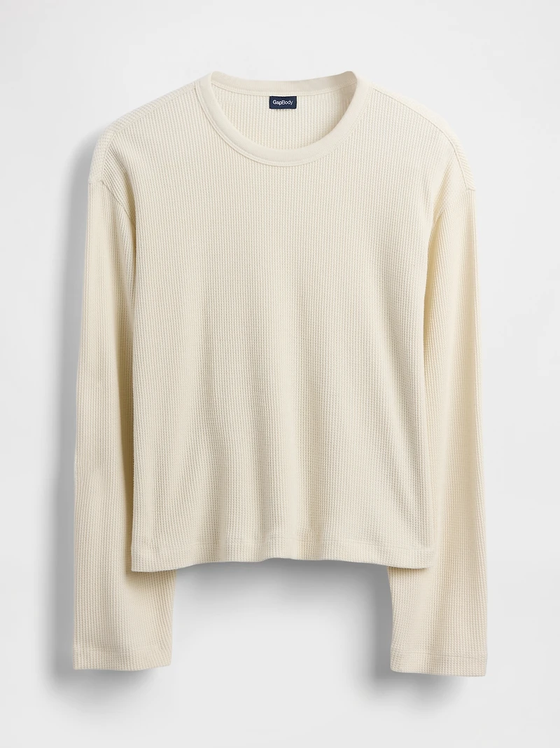 Waffle Crop PJ Top