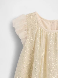 Baby & Toddler Sequin Tulle Bubble Dress