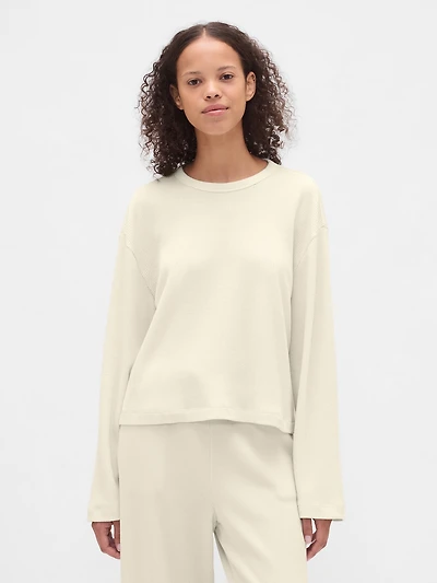 Waffle Crop PJ Top